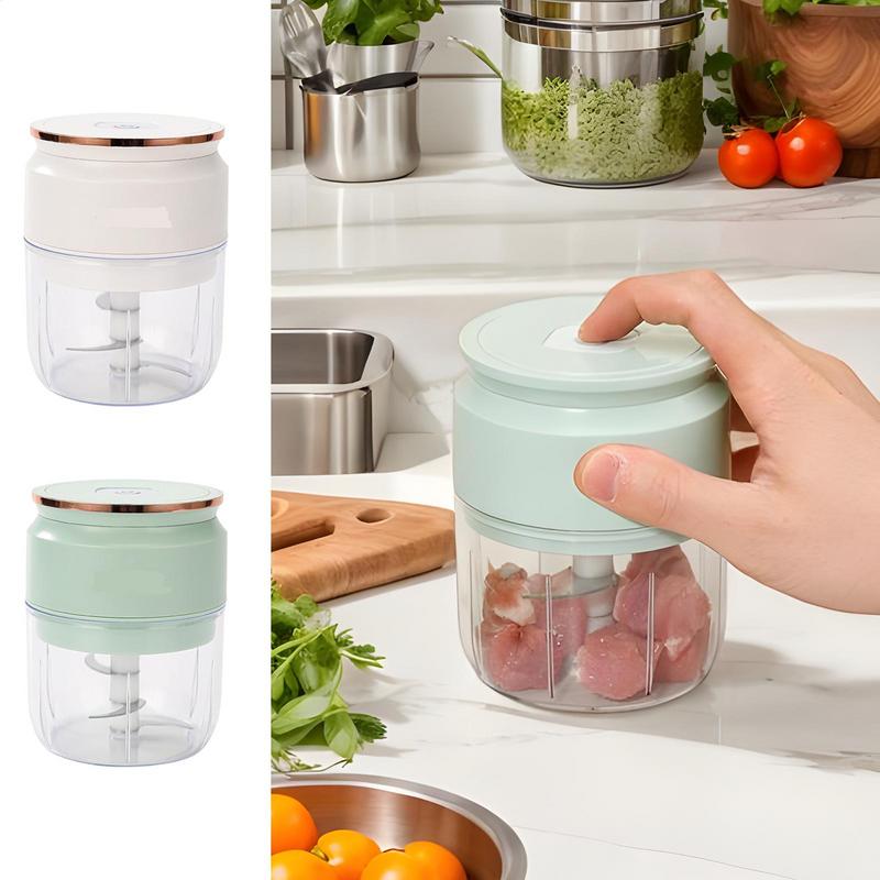 Baby Food Grinder - 電動ダイサー フードグラインダー プロセッサー USB充電 コードレス ポータブル