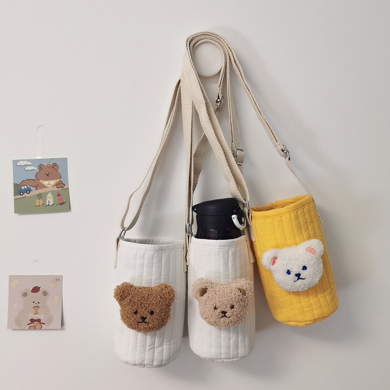 Baby Food Thermos - 子供用断熱バッグ,ボトル用保温バッグ,子供用サーモボトル,漫画デザイン,15.5x8.5cm
