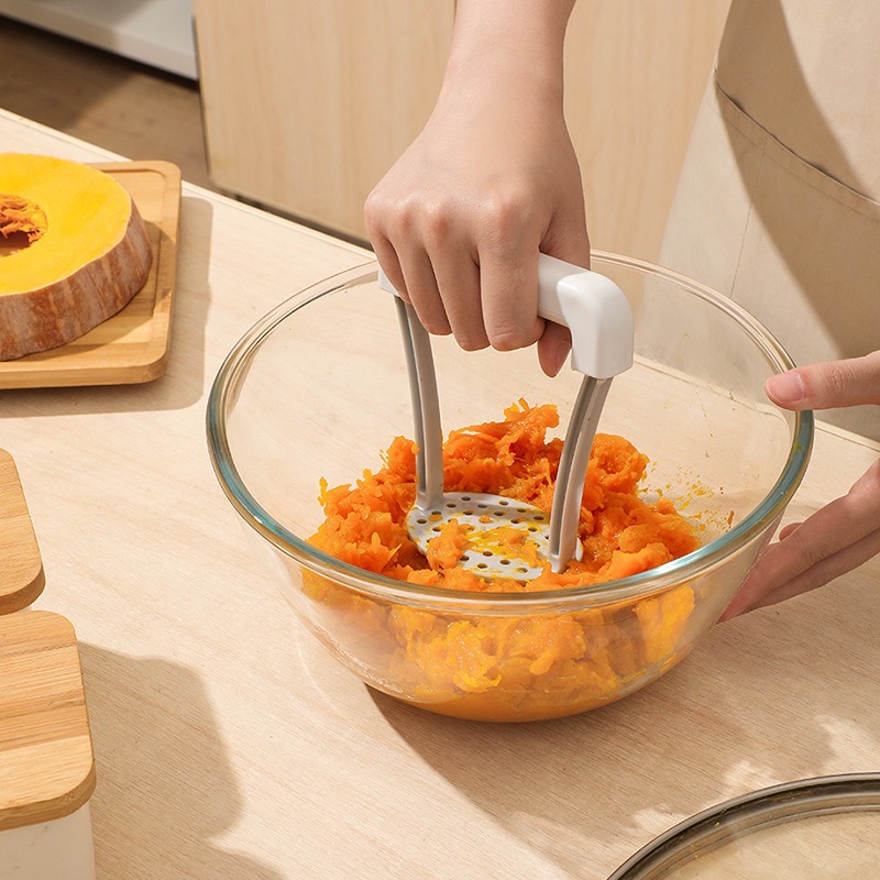 手動式ポテトマッシャー、ベビーフードマッシャー、家庭用紫芋マ - Baby Food With Sweet Potato のレビューと価格