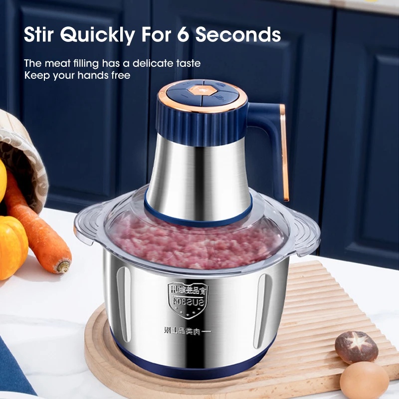 5L電動ミートグラインダー 304ステンレス製フードクラッシ - Baby Food Grinder のレビューと価格