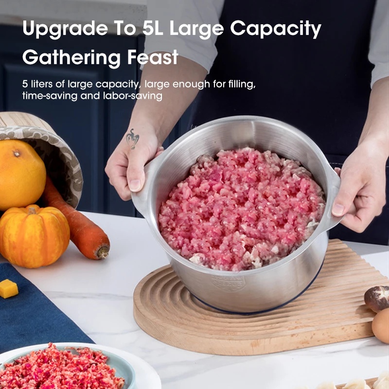 5L電動ミートグラインダー 304ステンレス製フードクラッシ - Baby Food Grinder のレビューと価格