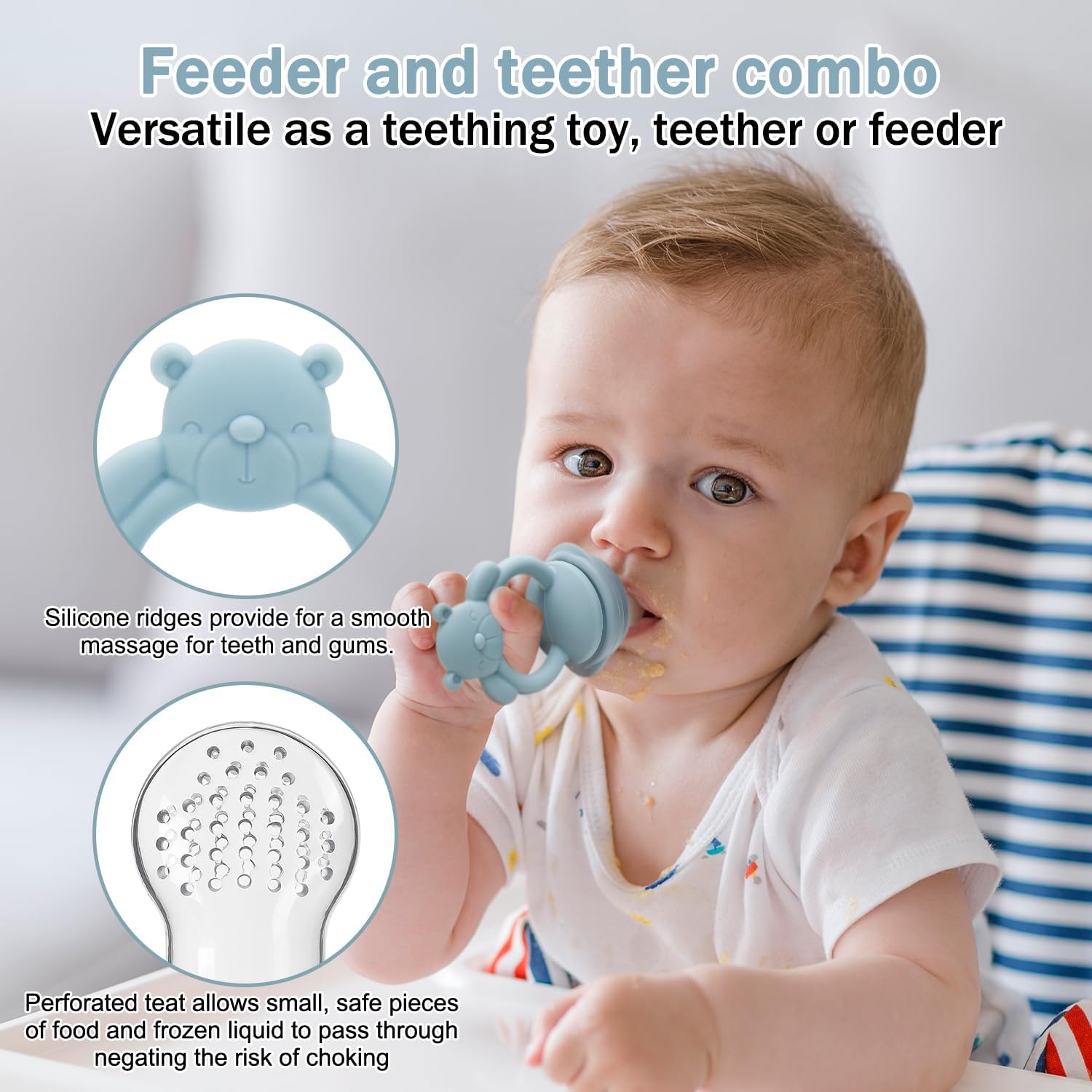 ベビーフルーツ＆フードフィーダーおしゃぶり、赤ちゃん幼児用シ - Baby Food Feeder のレビューと価格