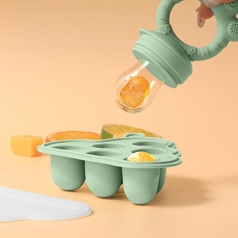 2 個/1 個ミニベビー果物野菜冷凍庫型蓋付き、フルーツフィ - Baby Food Feeder のレビューと価格