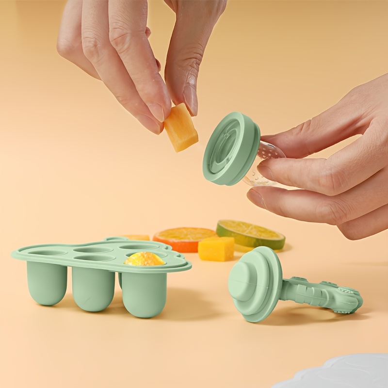 2 個/1 個ミニベビー果物野菜冷凍庫型蓋付き、フルーツフィ - Baby Food Feeder のレビューと価格