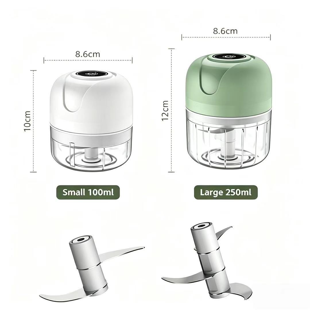 23W USB充電式電動ガーリックチョッパー 100ML/2 - Baby Kitchen Food のレビューと価格
