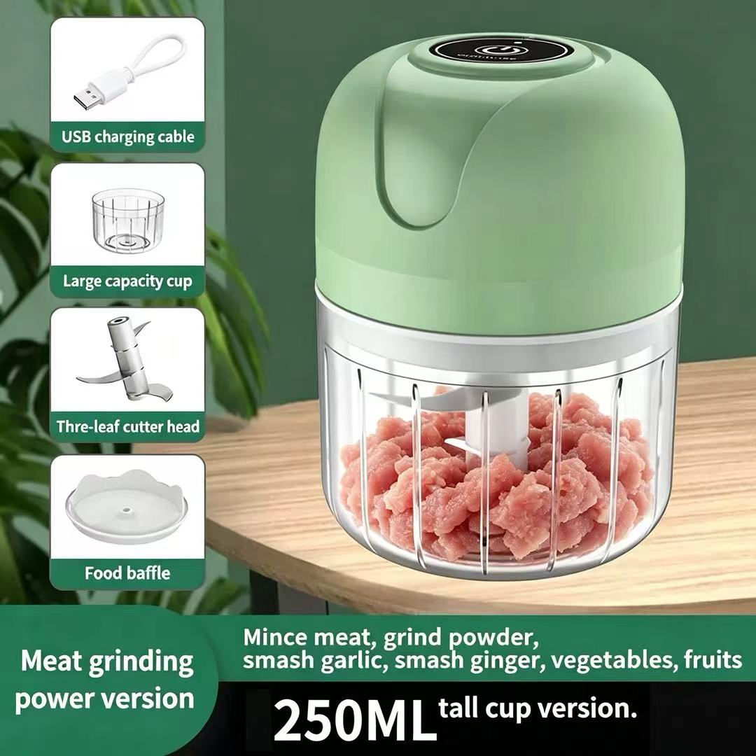 23W USB充電式電動ガーリックチョッパー 100ML/2 - Baby Kitchen Food のレビューと価格