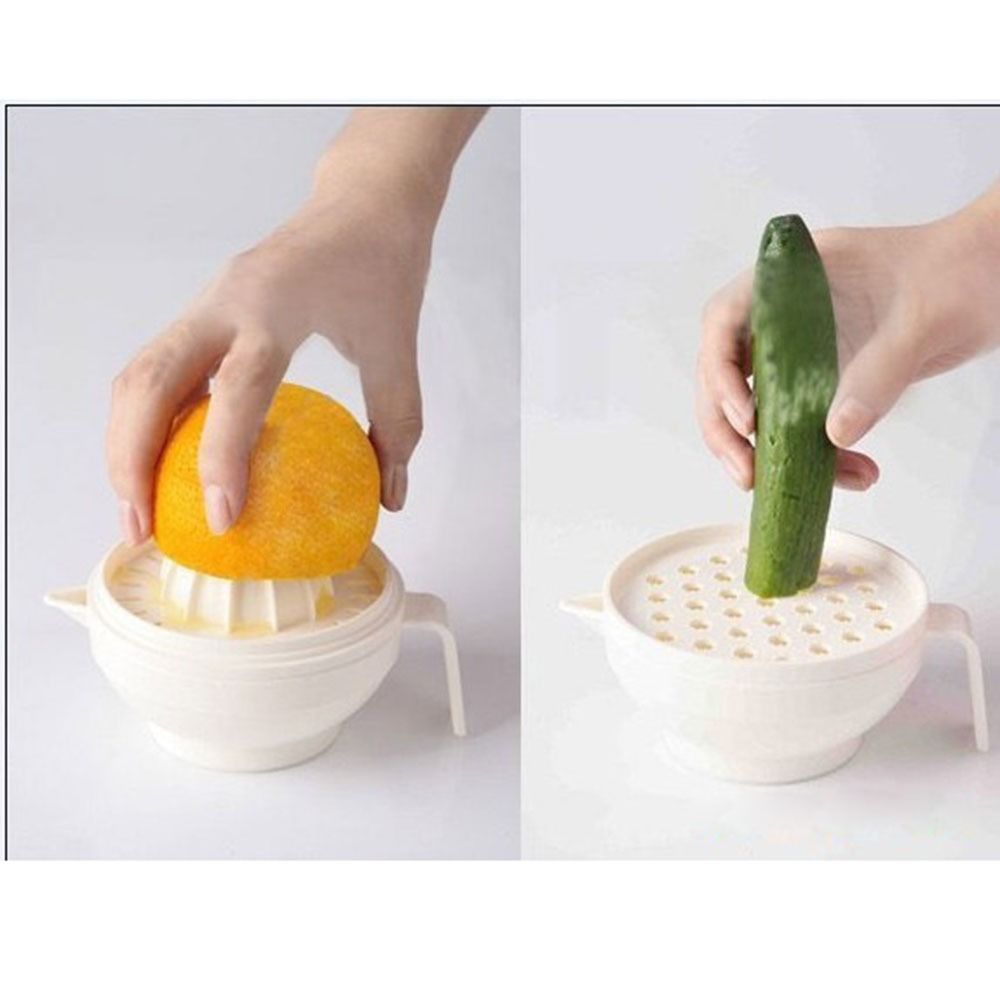 7個入り携帯用食品粉砕ボウルセット、柑橘ジューサー、食品グレ - Baby Food Grinder のレビューと価格