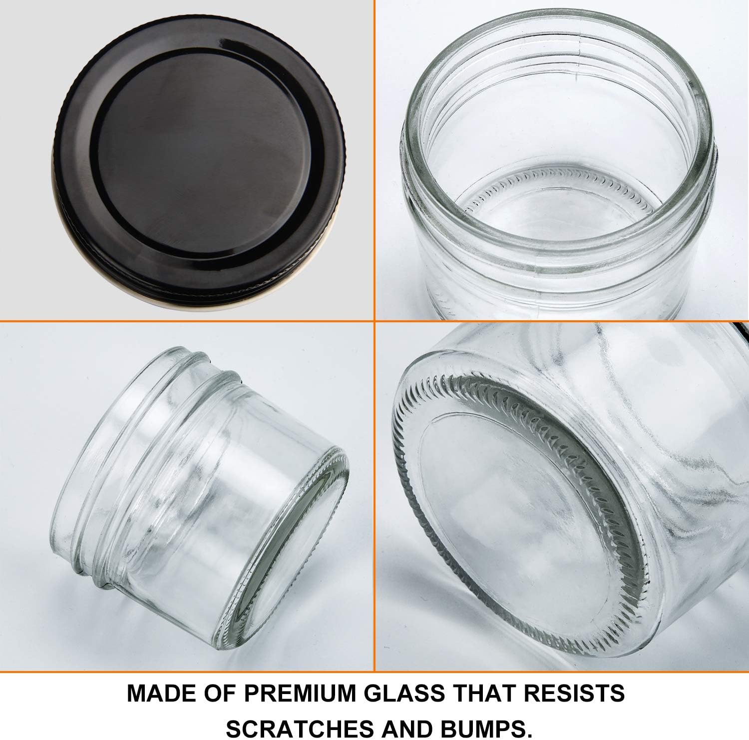 100mlガラス瓶（蓋付き）、小型メイソンジャー、ミニ缶詰瓶 - Baby Food Jars With Lids のレビューと価格