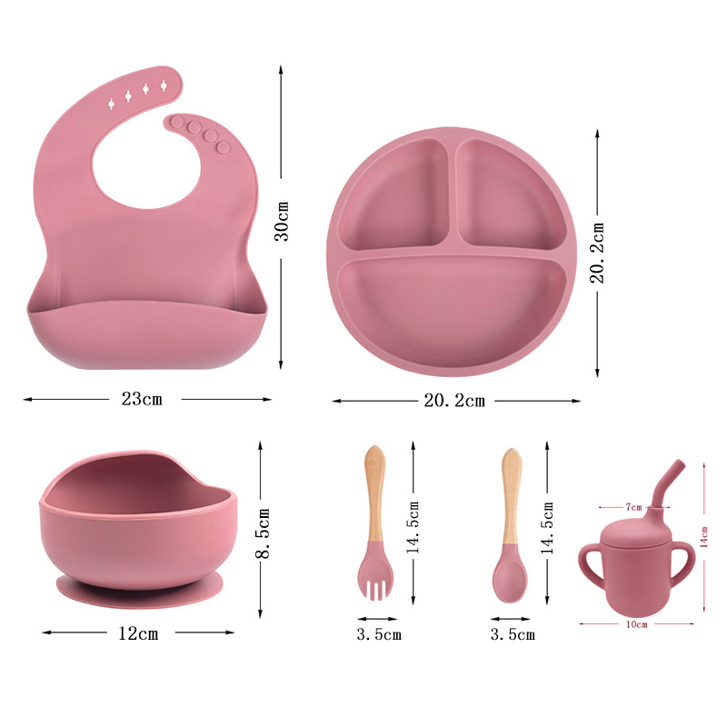 子供用シリコン食器セット、赤ちゃんの生鮮食品トレーニング、サ - Baby Food Feeder のレビューと価格