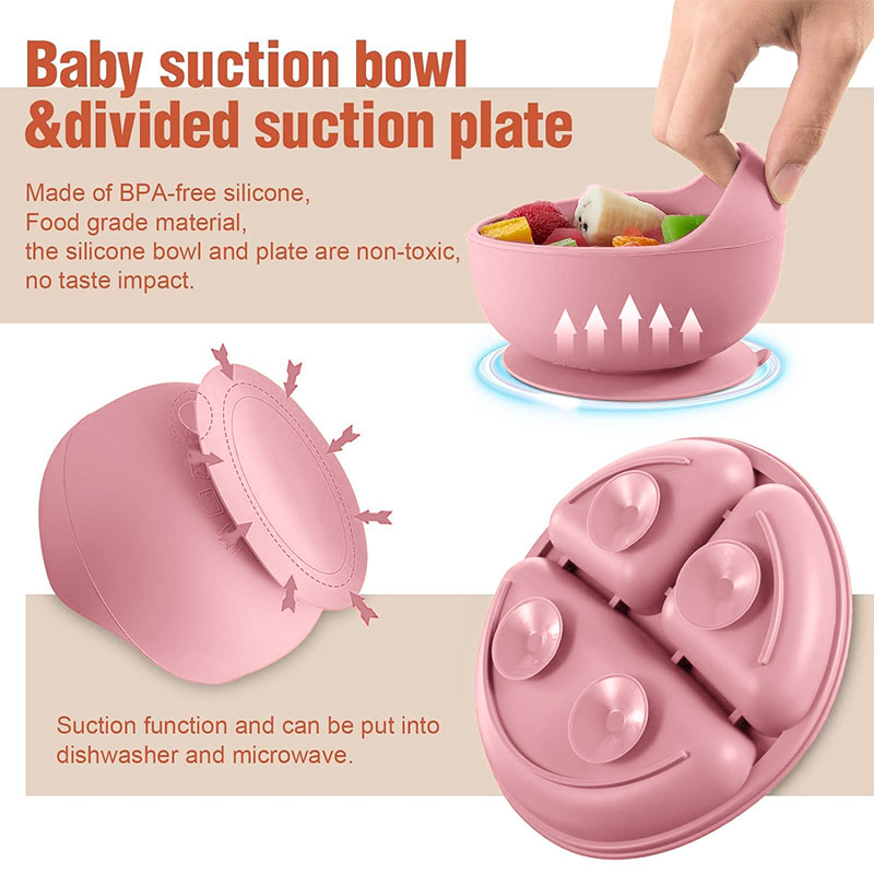 子供用シリコン食器セット、赤ちゃんの生鮮食品トレーニング、サ - Baby Food Feeder のレビューと価格