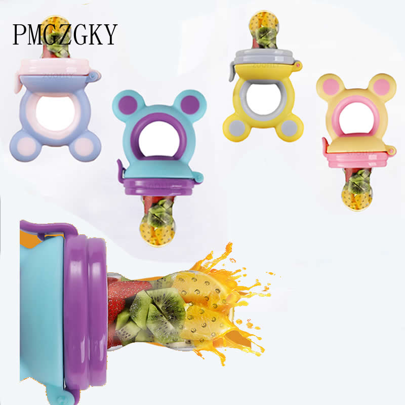 新鮮な果物用シリコン製子供用乳首、安全なミルクフィーダー、ベ - Baby Food Feeder のレビューと価格