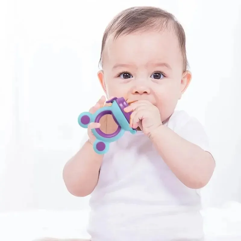 新鮮な果物用シリコン製子供用乳首、安全なミルクフィーダー、ベ - Baby Food Feeder のレビューと価格