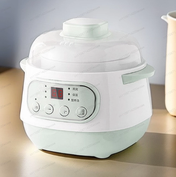 ベビー電気粥ポットセラミックスロー調理器自動ベビーフードメー - Baby Food Maker Baby Safe のレビューと価格