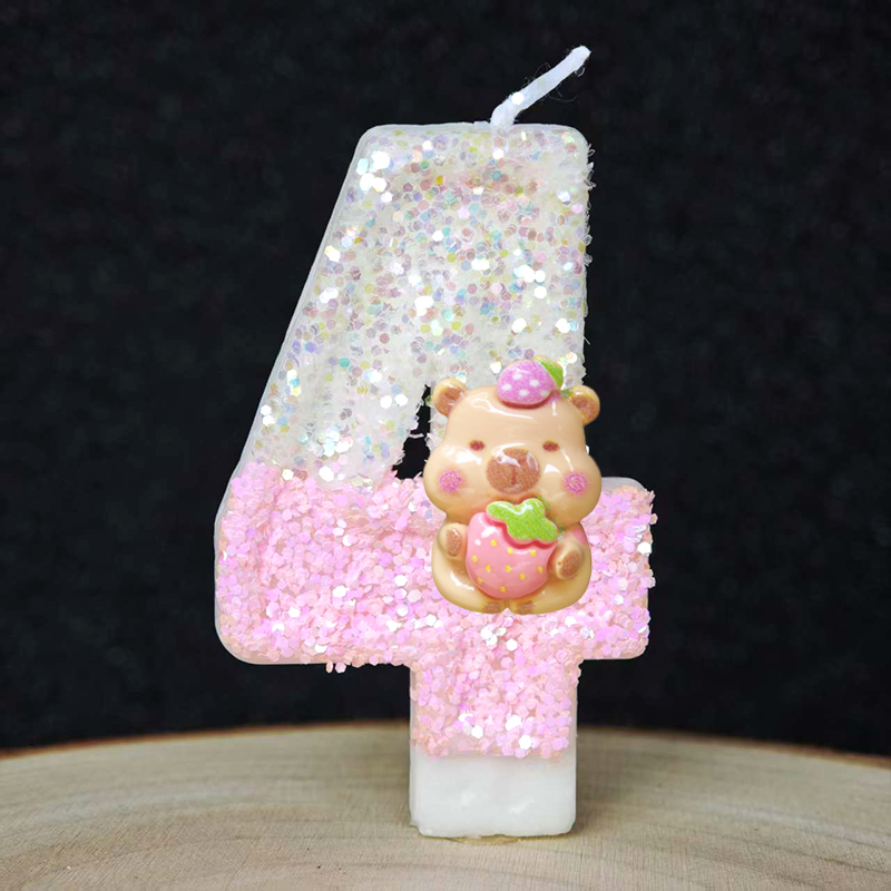 新しいカピバラキャンドルケーキデコレーショントピック0-9数 - Baby Food Grinder のレビューと価格