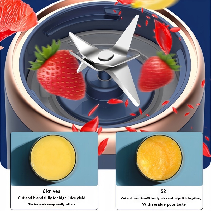 USBポータブルミニジューサーブレンダー、ハンドヘルドトラベ - Baby Food Maker Baby Safe のレビューと価格