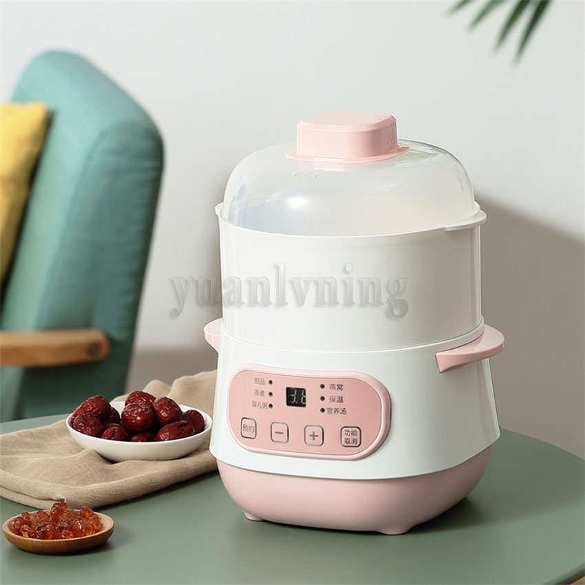 ベビー電気粥ポットセラミックスロー煮込み調理器自動ベビーフー - Baby Food Maker Baby Safe のレビューと価格