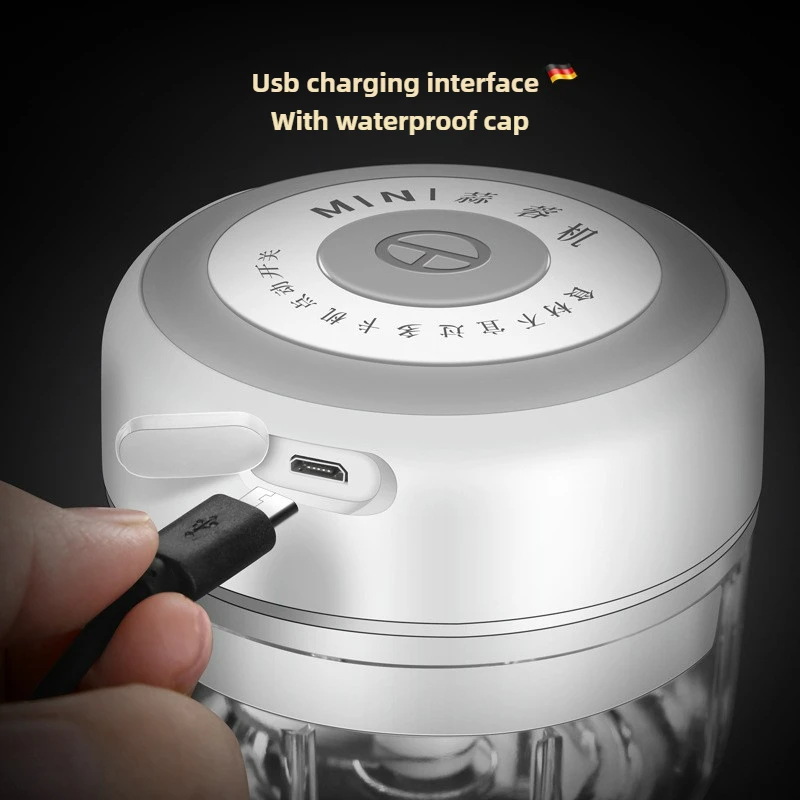 電動ミニガーリックチョッパー 100/250ML USB野菜 - Baby Kitchen Food のレビューと価格