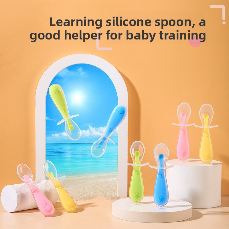 ベビーシリコンスプーン、ベビーライスペーストフィーディング、 - Baby Kitchen Food のレビューと価格