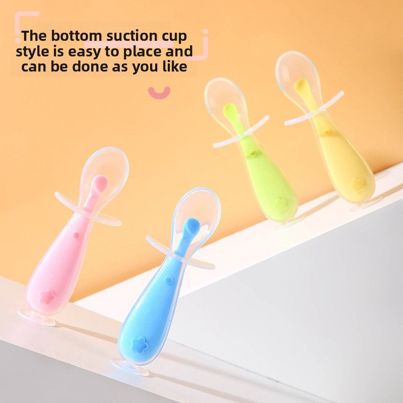 ベビーシリコンスプーン、ベビーライスペーストフィーディング、 - Baby Kitchen Food のレビューと価格