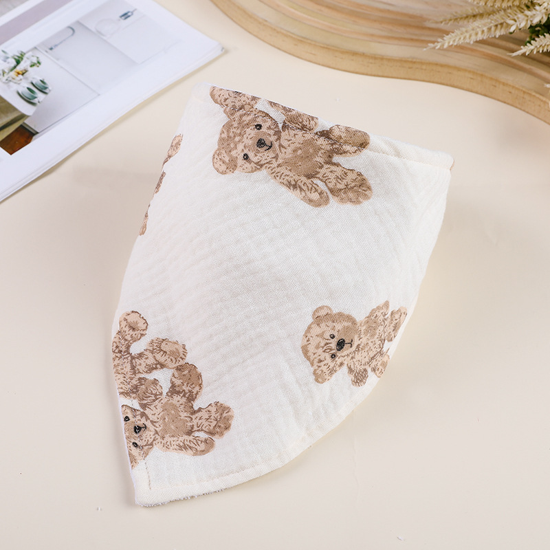 ベビーコットンよだれかけ三角形唾液タオルソフト無地げっぷ布エ - Baby Food Apron のレビューと価格