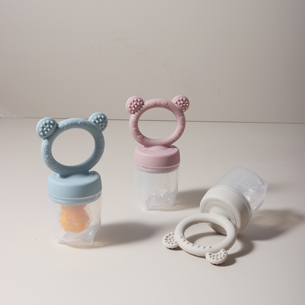 新しいベビーフードグレードシリカゲル製ベビー用おしゃぶり、ク - Baby Food Feeder のレビューと価格