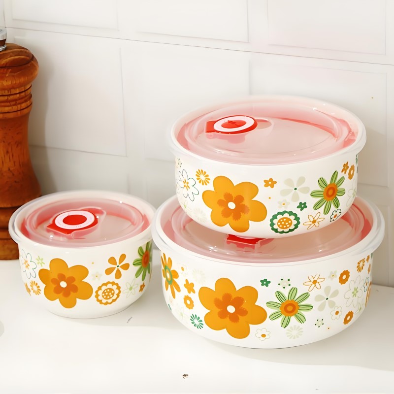 日本の磁器製弁当箱,3個セット,屋内用,温かい料理用,容器付 - Baby Food Thermos のレビューと価格