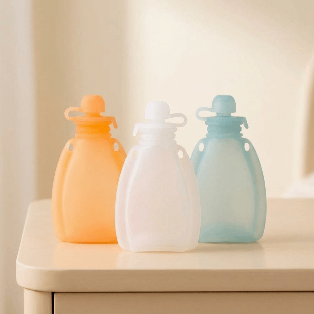 BPAフリー ベビーフードパウチ 食品グレードシリコン 12 - Baby Food Feeder のレビューと価格