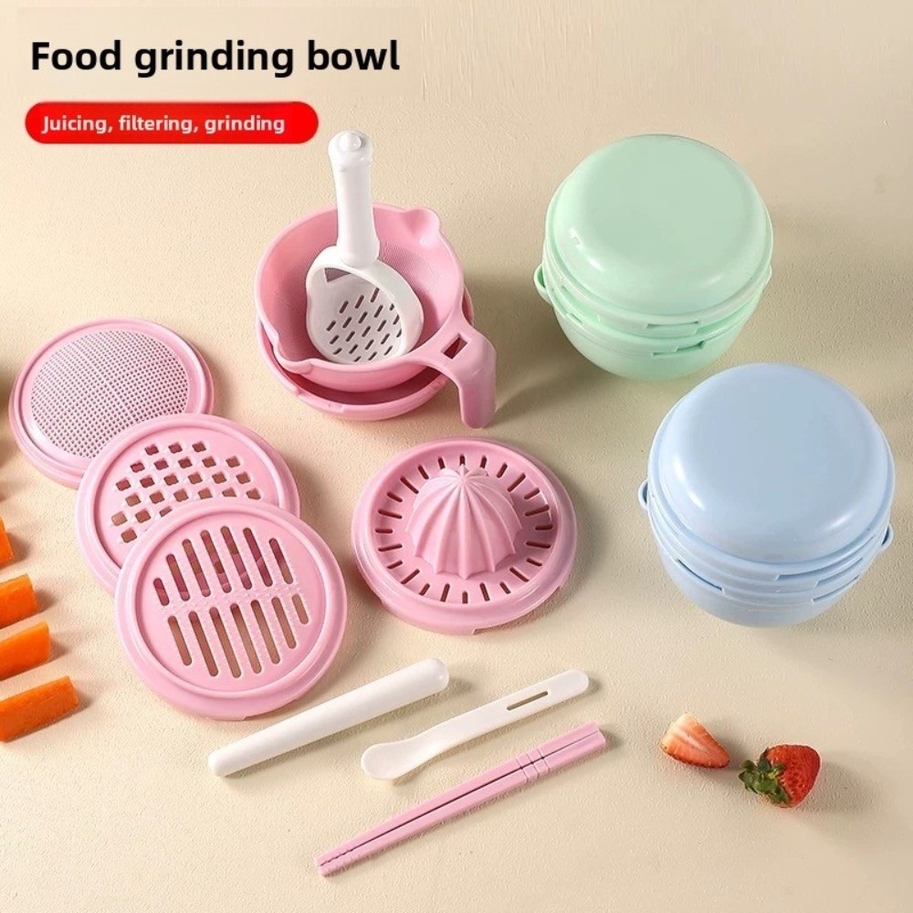無地ベビーフードグラインディングボウル手作り多機能フルーツピ - Baby Food Grinder のレビューと価格