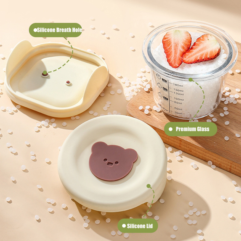 ふた付きベビーフード収納ジャー、幼児用の漏れ防止スナックピュ - Baby Food Jars With Lids のレビューと価格