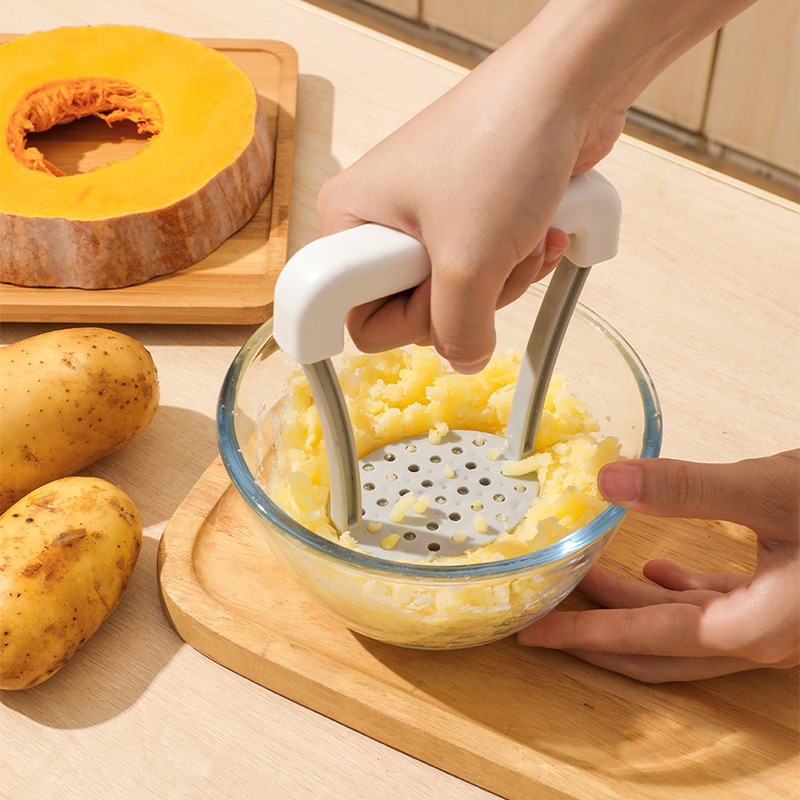手動ポテトマッシャー家庭用食品プレスツール赤ちゃん用補助食品 - Baby Food With Sweet Potato のレビューと価格