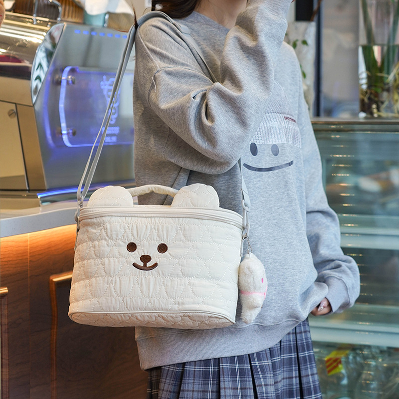 かわいいクマの断熱ママバッグポータブル保温哺乳瓶バッグ多機能 - Baby Food Thermos のレビューと価格