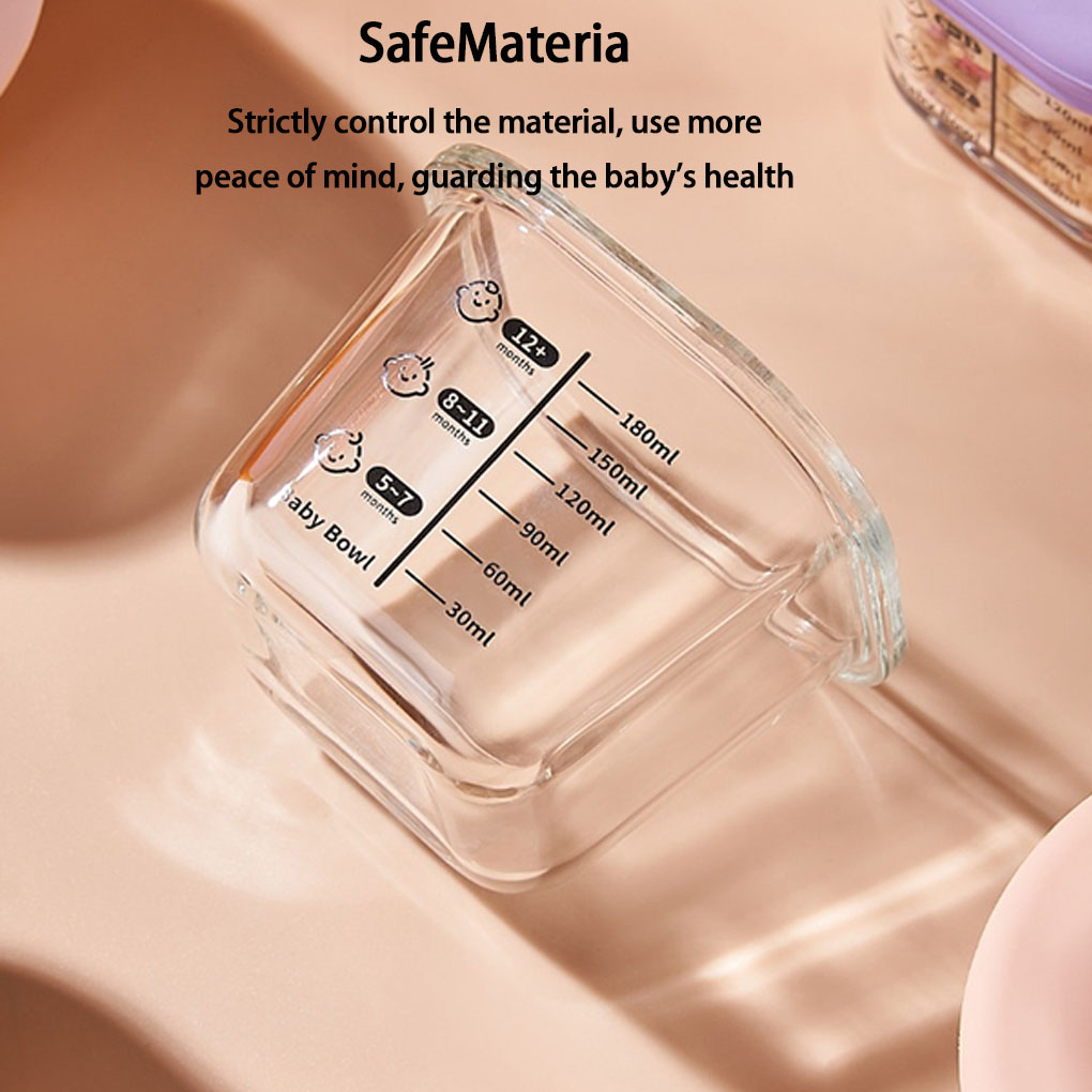 4 パック/ロット子供用ガラス製ベビーフードジャー スケール - Baby Food Jars With Lids のレビューと価格